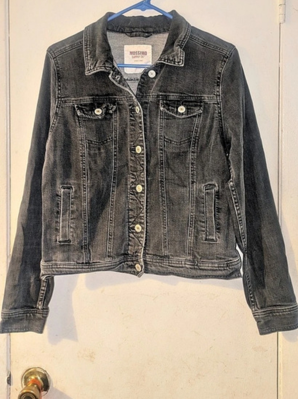Mossimo Supply Co. Women's Gray Denim Jacket Size Medium